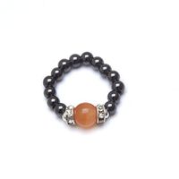 Cats Eye Orange Stretch Magnetrim Ring (Medium)