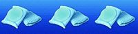 Silipos #6505 Antibacterial Digital Pads, Sz Lg/XL