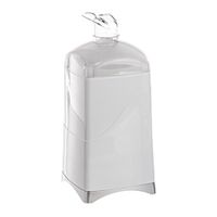 Whisper Premium Essential Oil Silent Misting Diffuser (White), Essential Oils Separated From Ultrasonic Disc, Time Settings Up to 9 Hours, 1,000 Square Feet Coverage Area