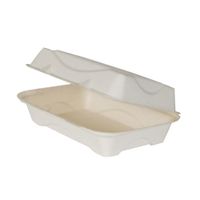 Eco-Products Sugarcane Clamshell, 9 Inch x 6 Inch
