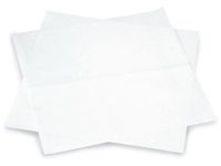 Pack of 1000, 12 x 12" Solid White Food Grade 20# Grease Resistant White Tissue Sheet Made In USA