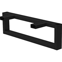 Lorell Kingsley Leg Support, 7" x 2" x 23.5", Black