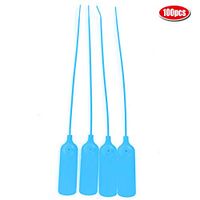 30cm Self Locking Cable Ties for Identification Mark Signs Disposable Nylon Cable Wire Zip Ties Cord Wrap Suitcase Shoes Bag Label Tag Anti-theft 100Pack(Blue)