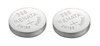 Renata Watch Battery Swiss Made Renata 396 or SR726SW Or AG2 1.5V (2 Batteries, 396 or SR 726 SW)