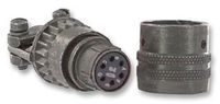 MS3116F10-6S - Circular Connector, MIL-DTL-26482 Series I, Straight Plug, 6 Contacts, Solder Socket, Bayonet, 10-6