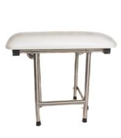 CSI Bathware SEA-SD2216-NH-PA ADA Bathroom Shower Bath Seat, Folding, Wall-Mounted, Rectangular, Padded Seat, 22-Inch by 16-Inch