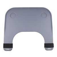Bonarty Wheelchair Lap Tray Table with 2 Cup Holders,Universal Trays Desk Fit for Manual Powered or Electric Wheelchairs 22.8 x 20.9 x 1.2 inch