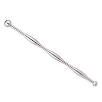 GLUSa Stainless Steel P`Êňi-s Plug Sounds Dilator Ũ`rěthrál Sounds Beads for Beginner - Silver Jeans
