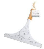 Evriholder Bellasera Cleaning Collection All-Purpose Squeegee Featuring Upscale Marble Detailing & Mildew-Resistant Bamboo Handles