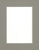 20x24 Ocean Grey Picture Mats with White Core Bevel Cut for 16x20 Pictures