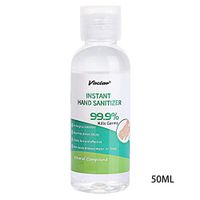 Ladaidra 50ml 75% Alcohol Mini Hand Sanitizer Soap Gel Anti-Bacteria Moisturizing Disposable Rinse Free Disinfectant Liquid