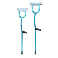 Chunse Aluminum Alloy Folding Crutches,Underarm Crutches Lightweight Walking Sticks Non-Slip Walker Medical Aid for Fractured Disabled,2pcs
