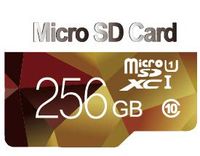 256GB Micro SD SDXC Memory Card High Speed Class 10 with Micro SD Adapter