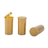 Loud Lock Packaging - Pop Top Vial Container Bottles - 13 Dram Size -315 Count Case - Dry Herb Packaging - Child Resistant Smell Proof Container - Herb Container - Pill Vials (Gold)