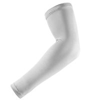 1 PCS Basketball Arm Sleeves Breathable Outdoor Cycling Running Arm Warmers Protectors for Sun Protection Sleeves Compression,White,S