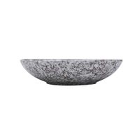Bowl Bowl Nordic Ceramic Salad Bowl Bowl Soup Bowl Snowflake Glaze Open Soup Bowl Underglaze Color Fruit Bowl Shallow Bucket Household tableware, retro bowl