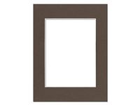 PA Framing, Photo Mat Board, 14 x 18 inches Frame for 10 x 13 inches Photo Art Size - Cream Core/Cappuccino