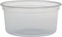 Solo MN12-0100 12 oz Translucent Polypro Plastic Deli Container (Case of 500)