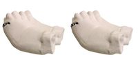 Heelbo Heel / Elbow Protector WHITE - Large Pack: 4