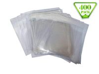 NSM Premium OPP Clear Bag [400P] Resealable Cellophane Wrap Sealing Plastic Bag (4" x 4"(10cm x 10cm))