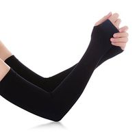 Mosquito UV Sun Protective Arm Sleeves,NACOLA Unisex Outdoor Sports Bike Cycling Compression Armband Arms Protector for Fishing Basketball Baseball Football Shooting with Thumb Holes -1 Pair