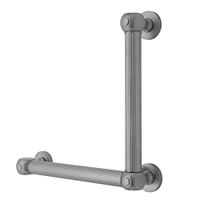 Jaclo G71-12H-16W-LH-ULB - G71 12" x 16" 90° Left Hand Grab Bar
