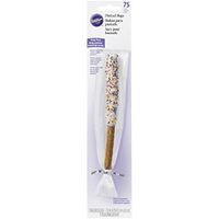 Wilton 1912-5912 75-Pack Pretzel Party Bags, 75 Count, Clear