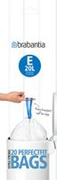 Brabantia Trash Bags, Size E, 5.3 Gallon / 20 Liter - 20 Count