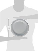 Blue Sky 241-2 241 100 Disposable Plastic Plates, 9-Inch, White (200 Count), 200 PACK