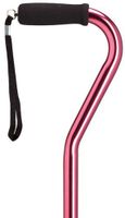 Ladies Adjustable Center Balance Offset Cane Rose  -Affordable Gift! Item #DHAR-9051022