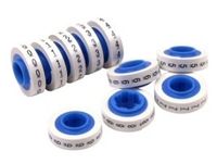 3M ScotchCode Wire Marker Tape Refill Roll, SDR-0-9, 10 rolls numbering 0 thru 9