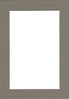 Pack of (5) 5x7 Acid Free White Core Picture Mats Cut for 4x6 Pictures in Sage Green