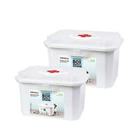 JD Home Large Medical Box Family Storage Small Medicine Box Portable Small Full Set of Emergency Medicine Box Storage Box Set