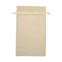 JAM PAPER Sheer Bags - Large - 5 12/ x 9 - Ivory - Sold Individually