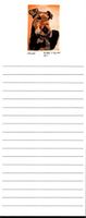 Airedale Magnetic List Pads - Set of 2