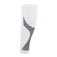 Jophufed Calf Compression Cuff Compresses The Sock Splint to Prevent Calf Injury and Relieve Cramps.(White，M)