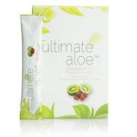Ultimate Aloe Powder, Strawberry Kiwi Flavored Powder, Healthy Digestive Tract, Promotes Normal Healing, Strong Immune System, Digestive Comfort, Powder Packets, Market America (16 Packets)