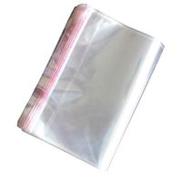 Gazechimp 100pcs Transparent Plastic OPP Bags Self Adhesive Sealing - 22x34cm