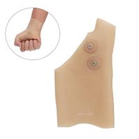 ROSENICE Single Magnetic Therapy Gloves Silicone Wrist Support Brace with Thumb Hole for Hand Arthritis Pain Relief