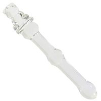 Glass Wand Massage Fairy Pink 5 Lovely Shapes Design Medical Grade Massager as A Beginner Gift Toy (Small Bear-T)