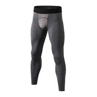 BeesClover New 2018 Tight-Fitting Men's Quick-Drying Trousers Stretch Sports Cycling Exercise Fitness Sweat Quick-Drying Men's Trousers H L