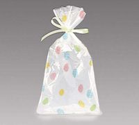 10ct Small Colorful Easter Eggs 7x2x3" Cello Cellophane Treat Food Snack Goodie Bags nfLG -667