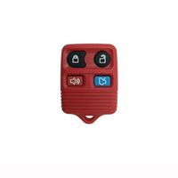 2000-2011 Focus Compatible Red Keyless Entry Remote Key Fob w/ Free DIY Programming Instructions