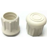 Protective Leg Tip, Slipon, Rd, 31/32", PK10