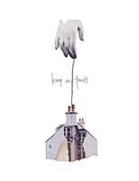 Away Laughing Paperworks Keep in Touch Blank Card 4.25" x 5.5", Set of 4