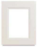 Savage ProMatte, Double 8x10 Photo Mat with 4x6 Opening, Bevel Cut, Acid Free, Dual Colors: Oxford Gray/Matte Black