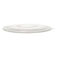 32 oz. Clear PET Flat Lid for Salad Bowl - 100 per case
