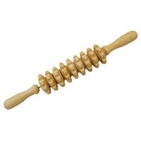 1 Pcs Wood Stick Massager Roller Body Muscle Physio Trigger Point Reflexology Tool by Team-Management