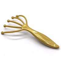 Head Neck Back Massage,Hand-Held Soft Resin Finger Gripper Claw Massage Tool with Small Steel Balls,for Back Neck Shoulders Scalp Stress Relax and Massage,Suitable for People Massage or Pet Washing