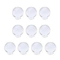 10pcs Globe Glass Bottle Ring Pendant Locket 20mm Ball 11mm Mouth Decor